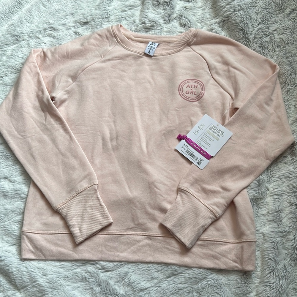 Athleta Girl Cozy Cross Your Fingers Sweatshirt